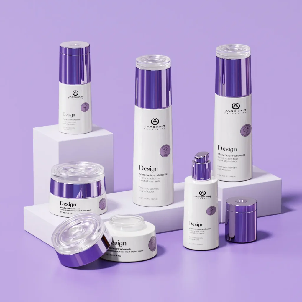 elegant cosmetic bottle set