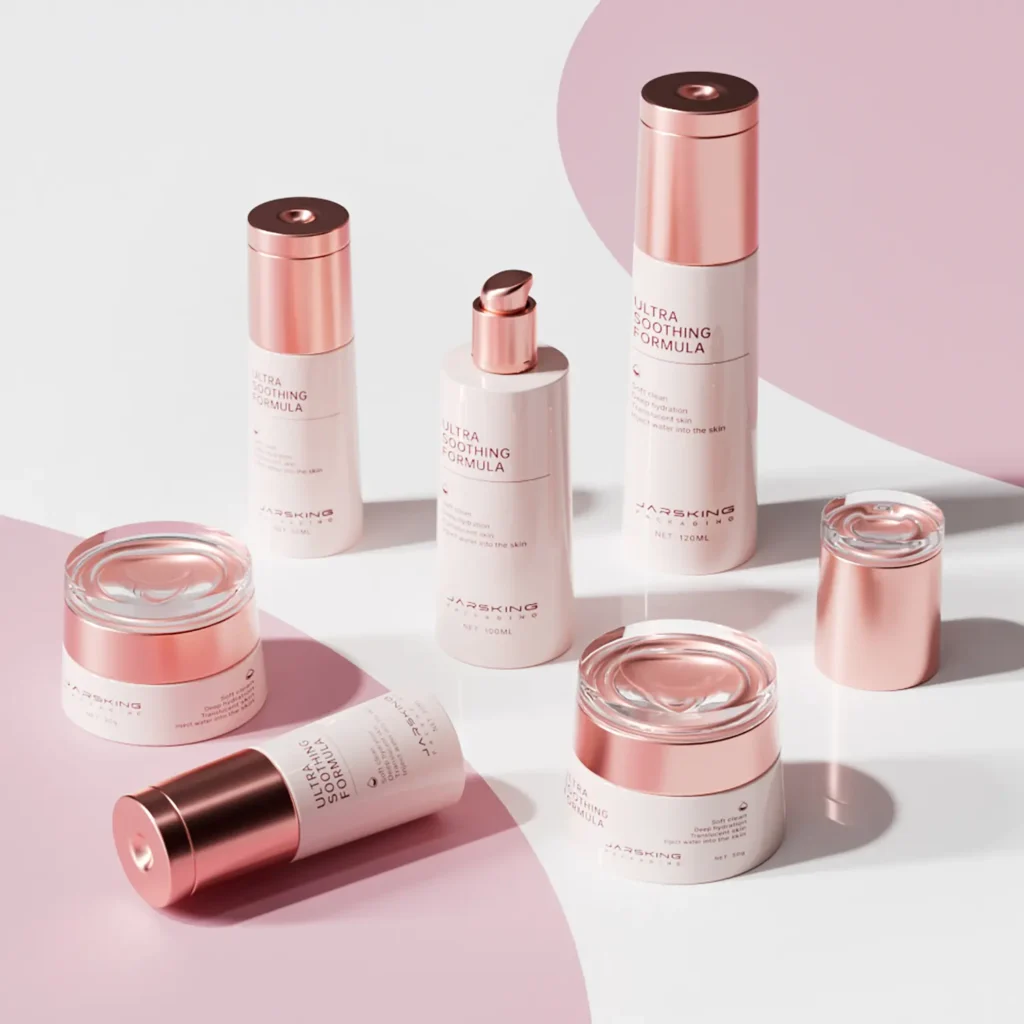 luxury glass skincare packaging