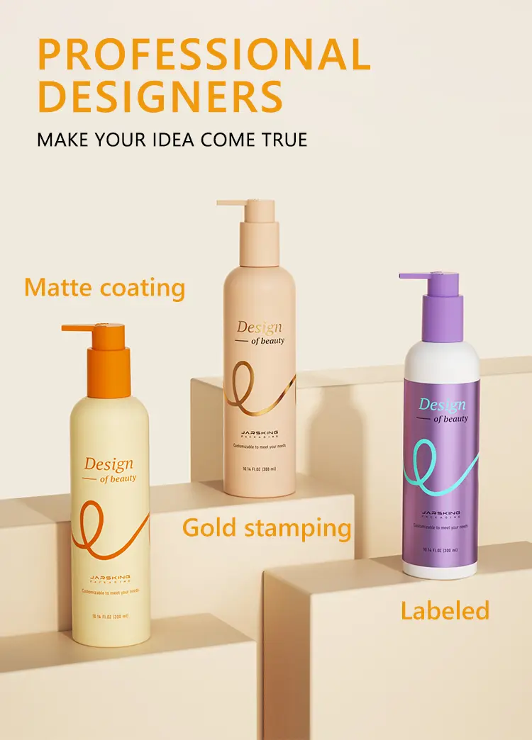 plastic packaging for haircare and food