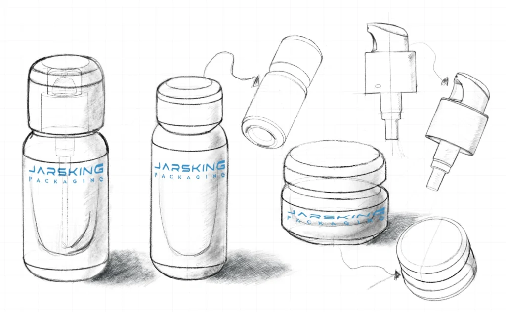 sketch for Jarsking skincare set