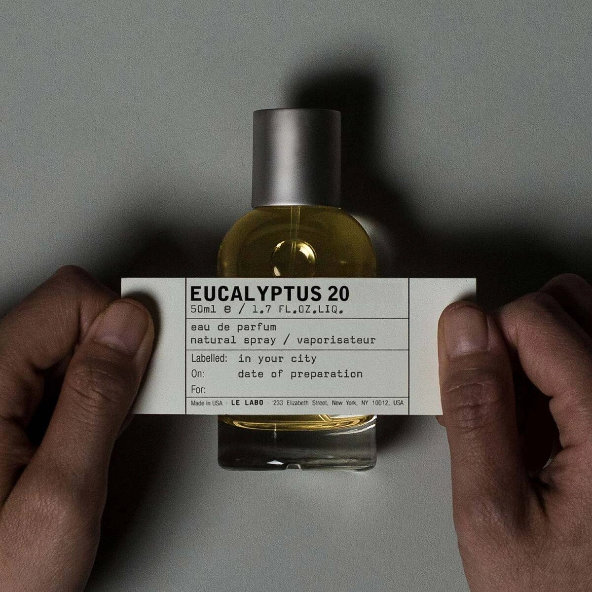 Le Labo labeling