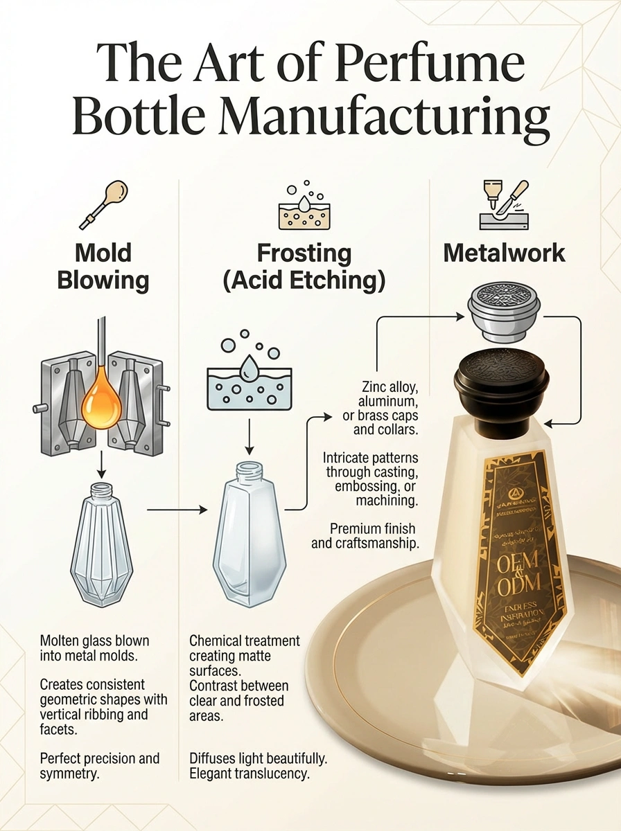 Perfume Bottle Manufacturing Techniques Poster