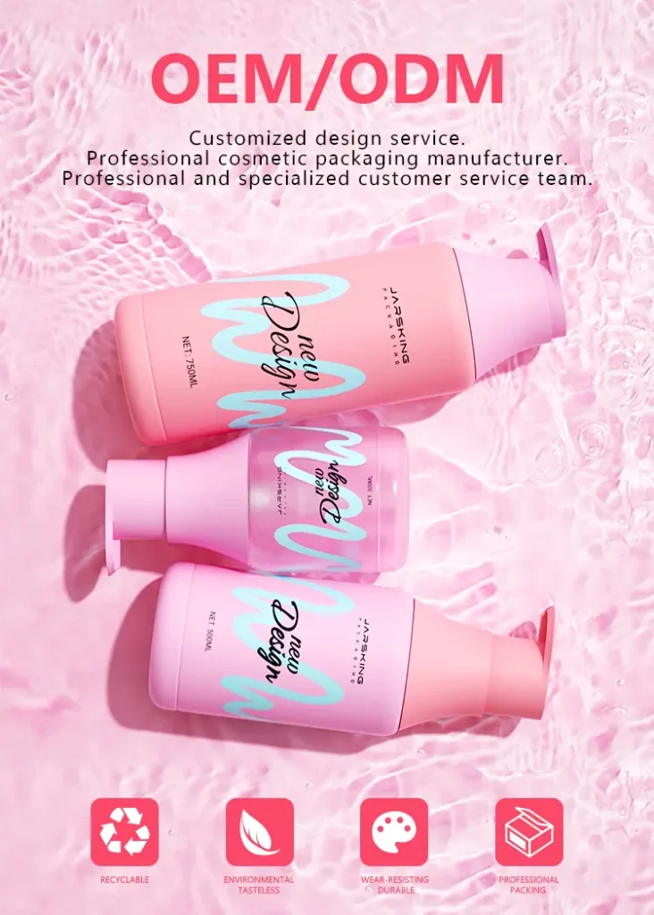 custom pump bottles for shampoo