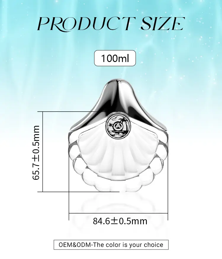 custom shape perfume bottle 100ml