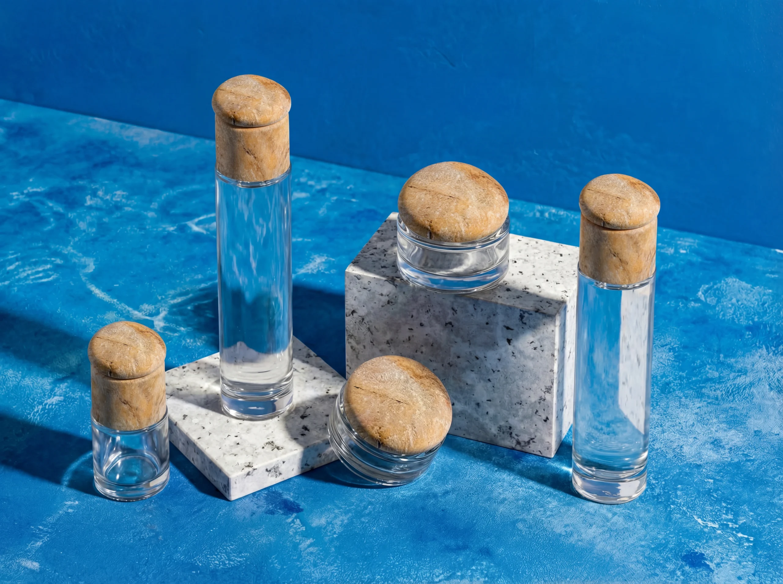 stone cap skincare packaging