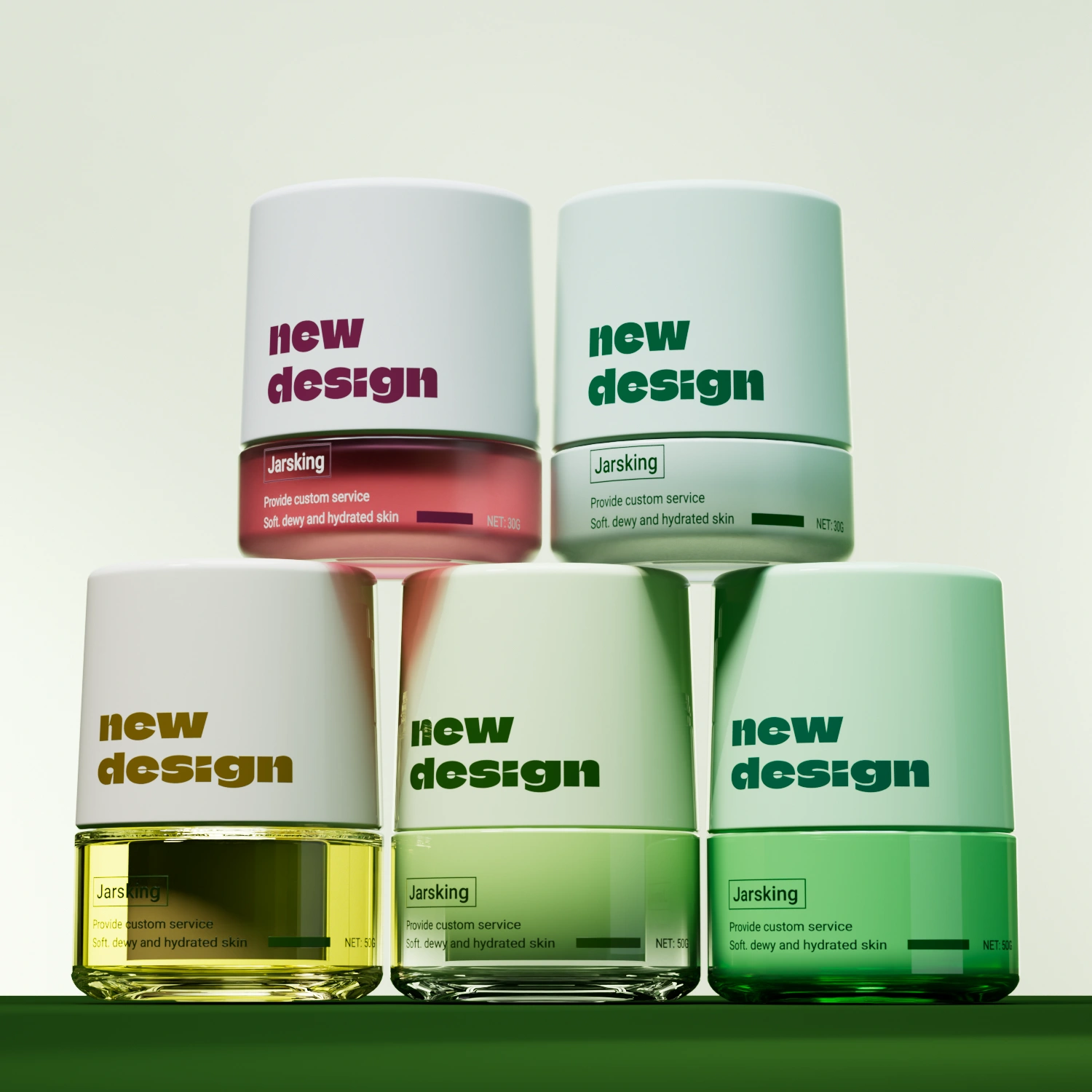 airless jar new design