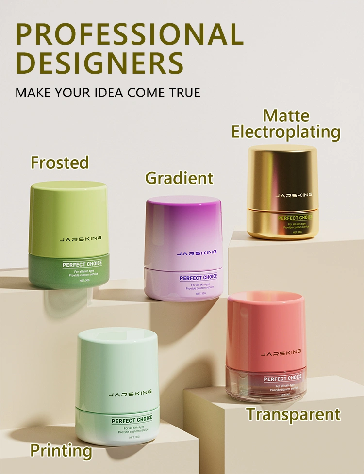 airless jar surface finish