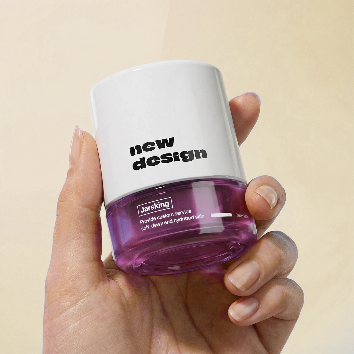 dermocosmetic airless jar