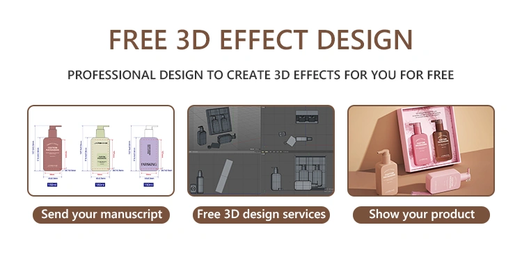 glass lotion bottle 3D design