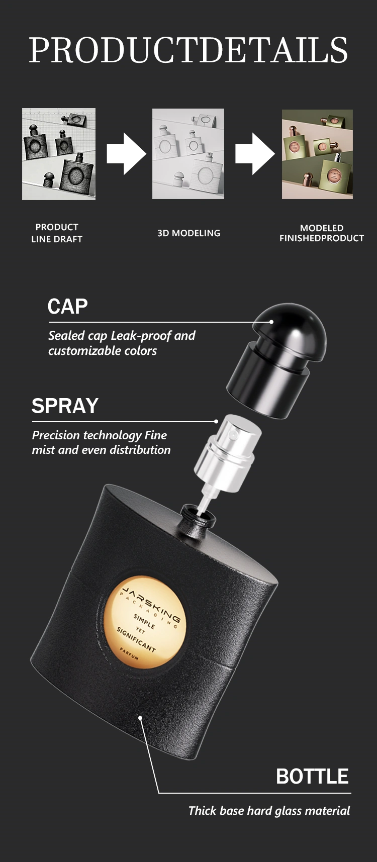 perfume bottle 3D service