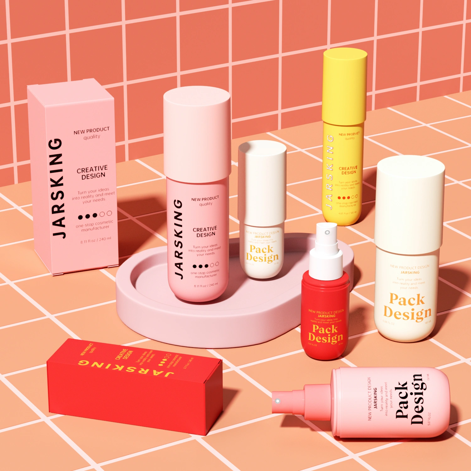 pink fine mist cosmetic sprayer