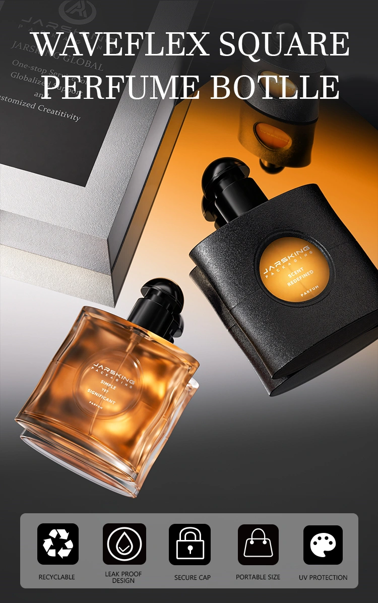 waveflex square perfume bottle OEM ODM