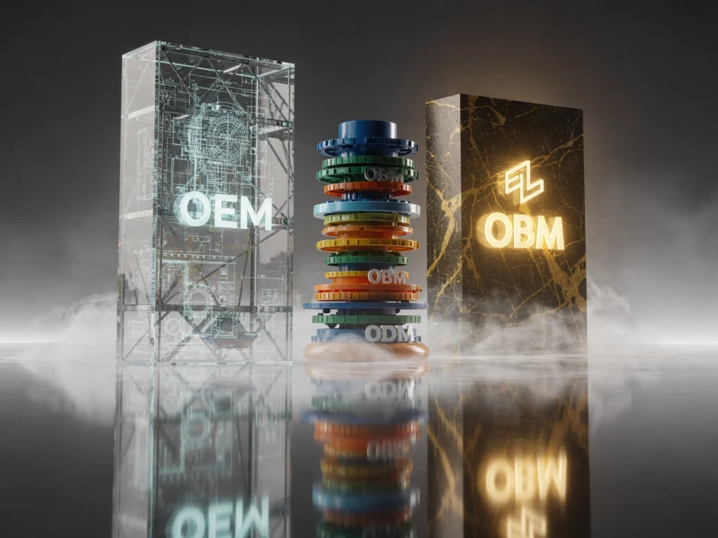 Abstract Totems Poster