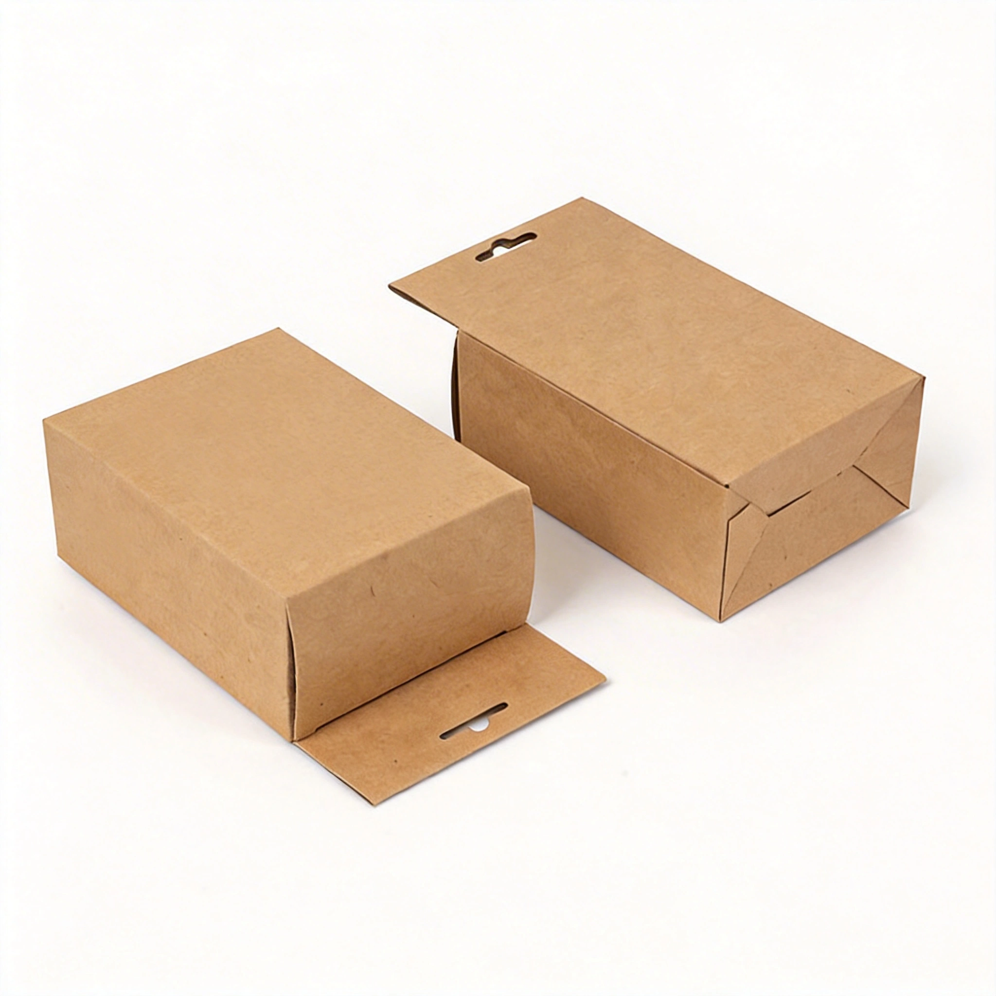 kraft hanger box