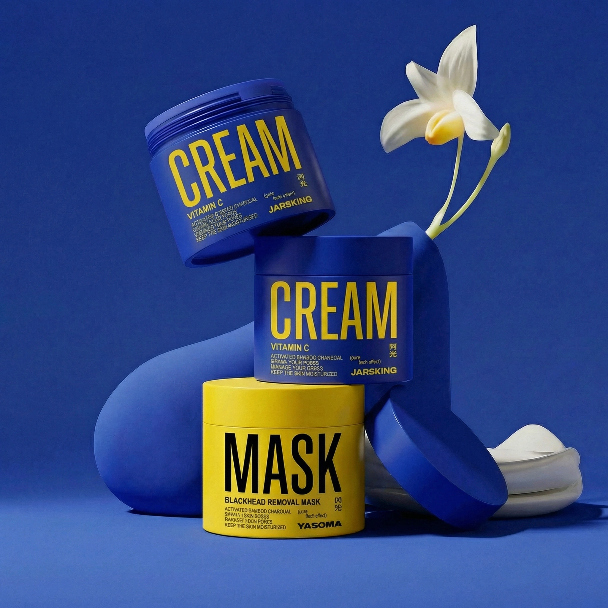 mask jar design skincare