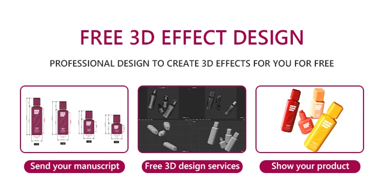 skincare packaging 3D molding