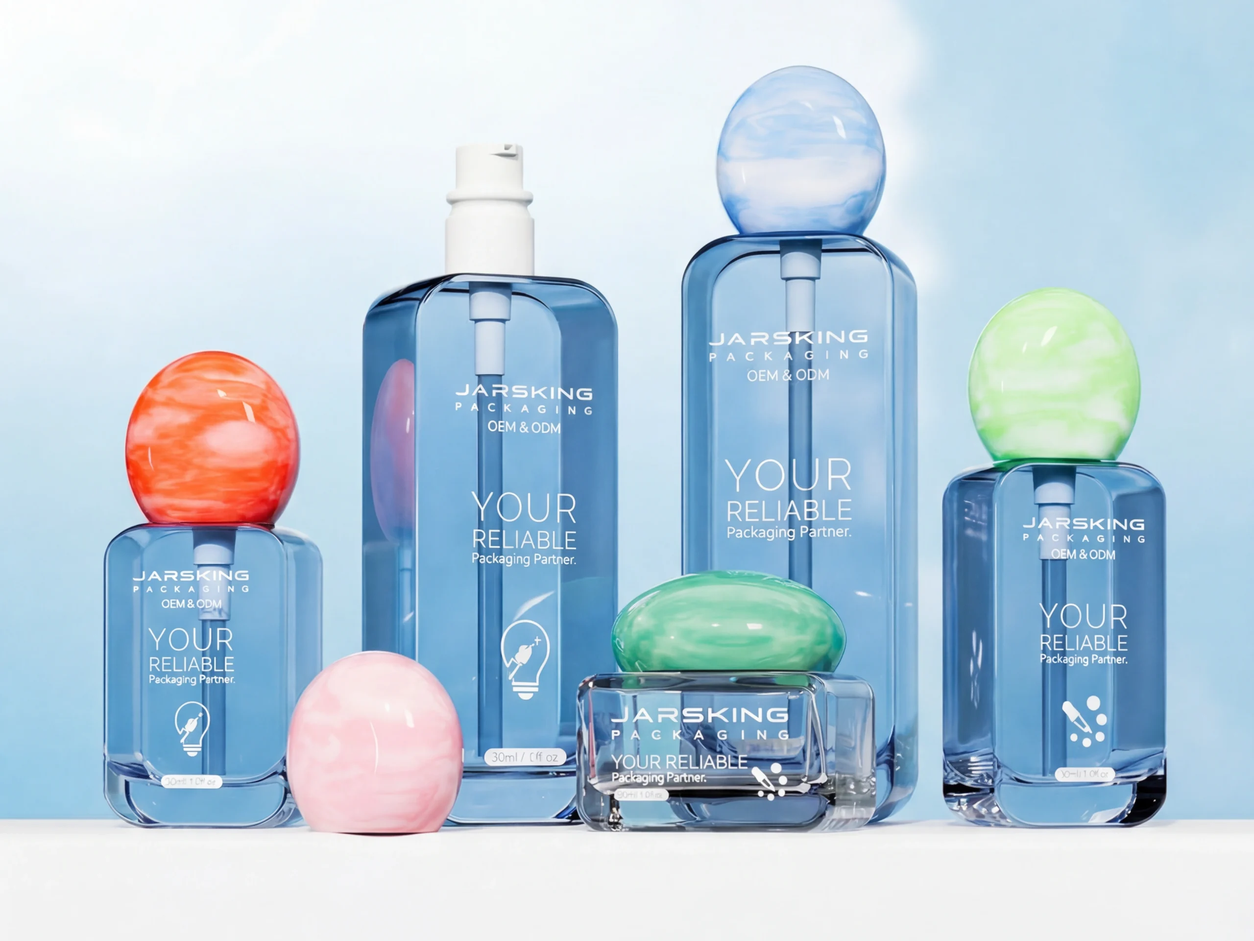 anti-UV skincare packaging set