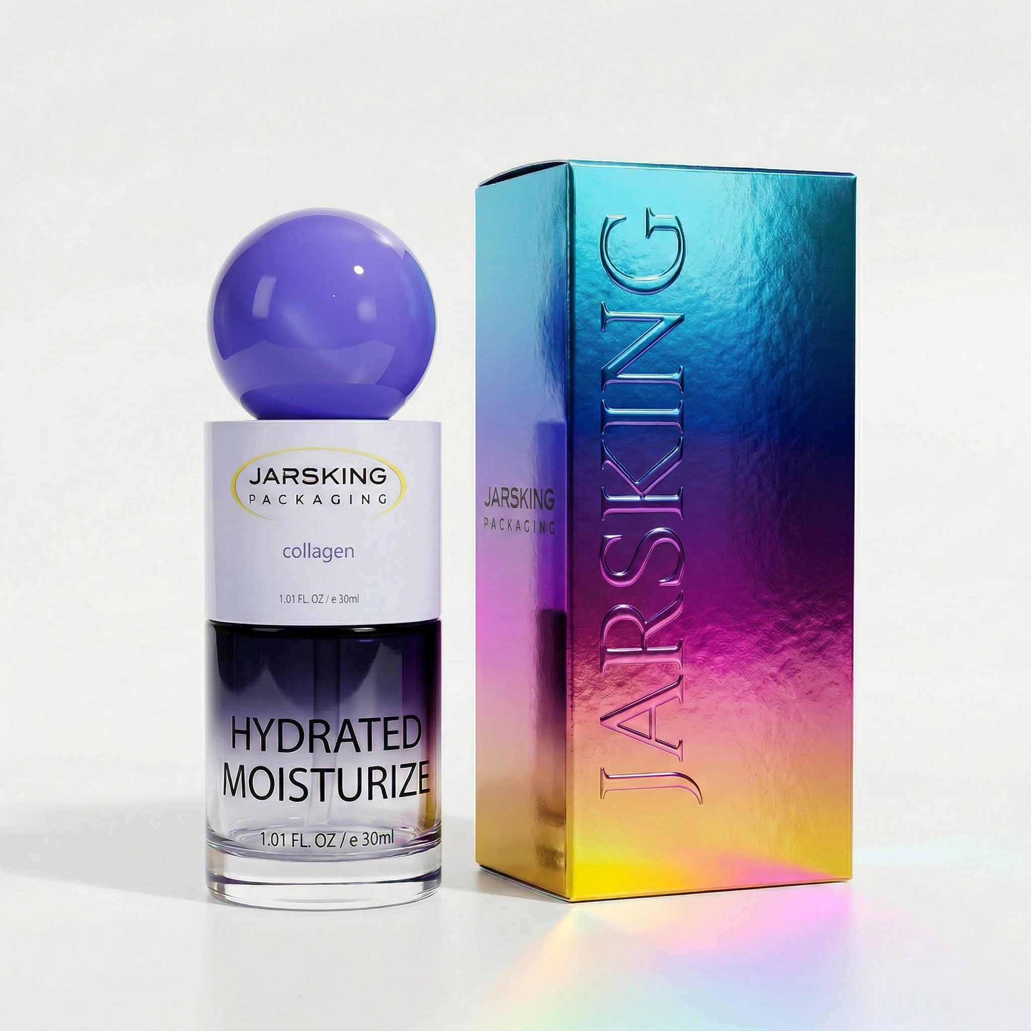 foundation bottle with gloss coating box