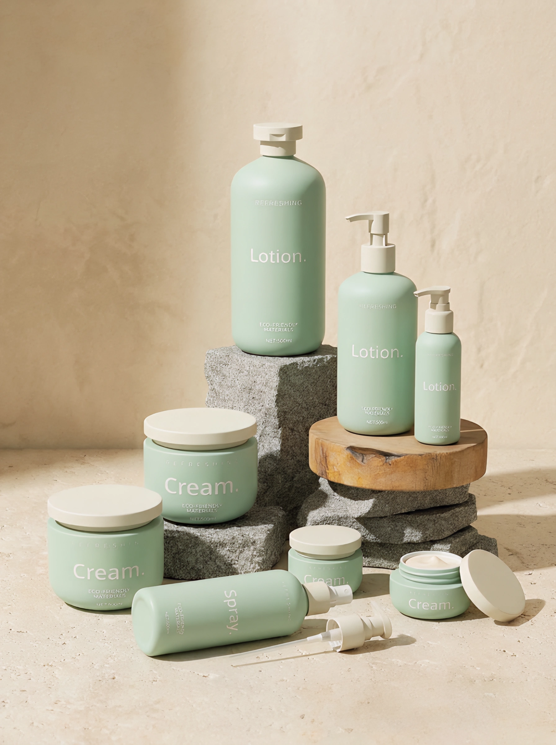 pcr plastic personal care packaging