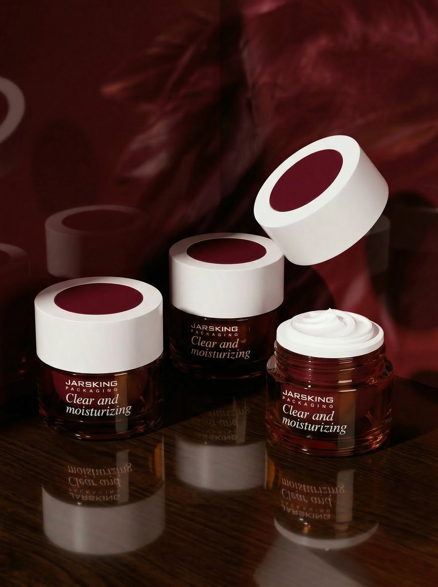 replaceable face cream jar poster