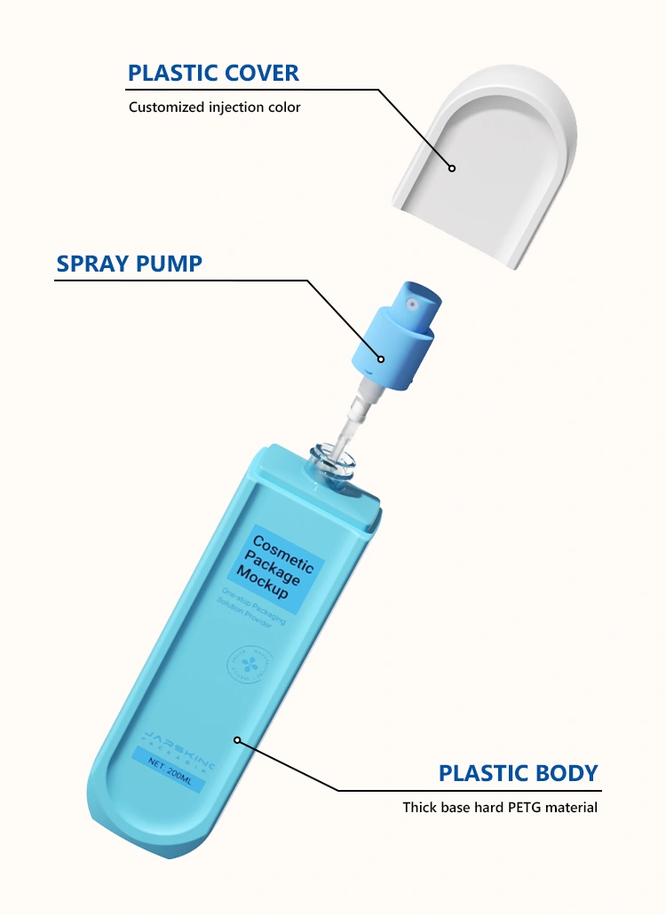 spray pump bottle components