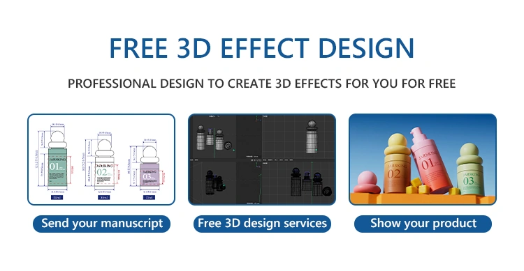 airless bottle 3D design