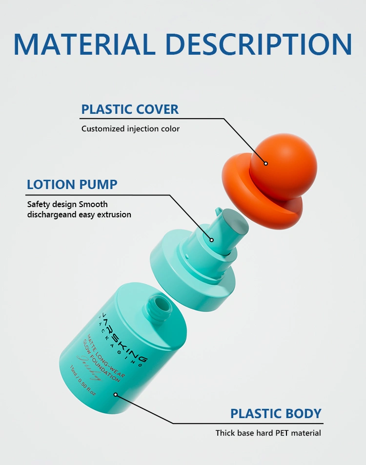 airless bottle components