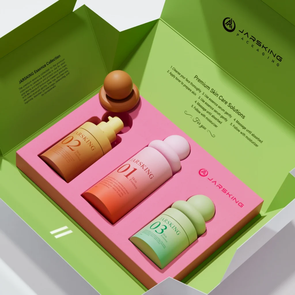 airless bottle set for cosmetic use