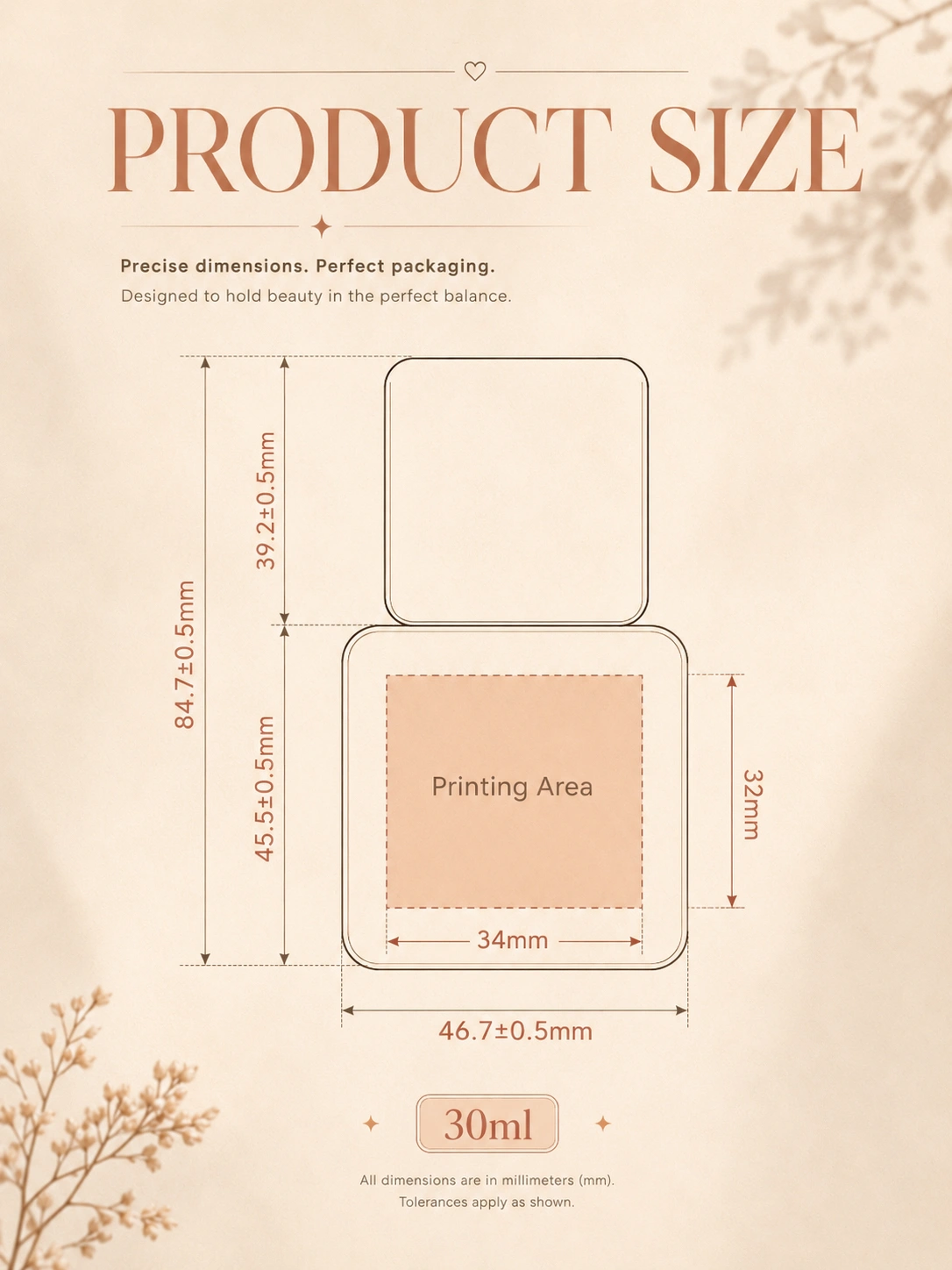 cubie foundation bottle size