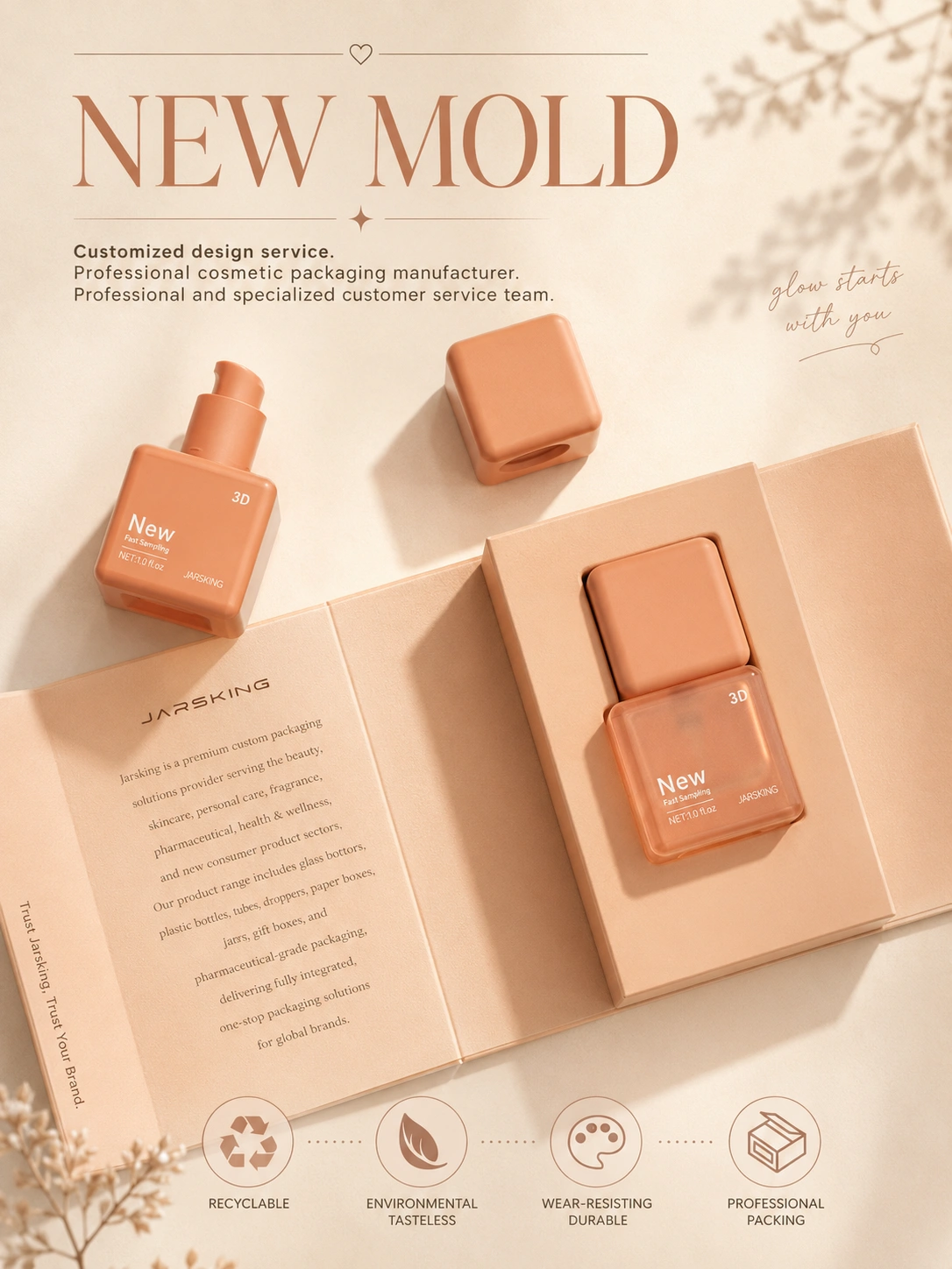 foundation bottle OEM ODM packaging