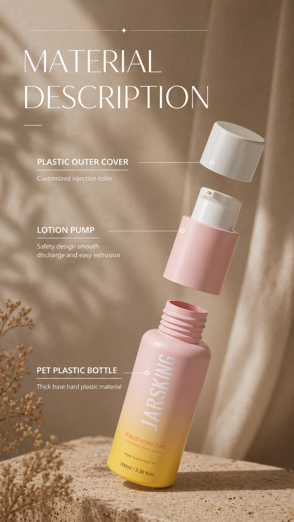lotion bottle components