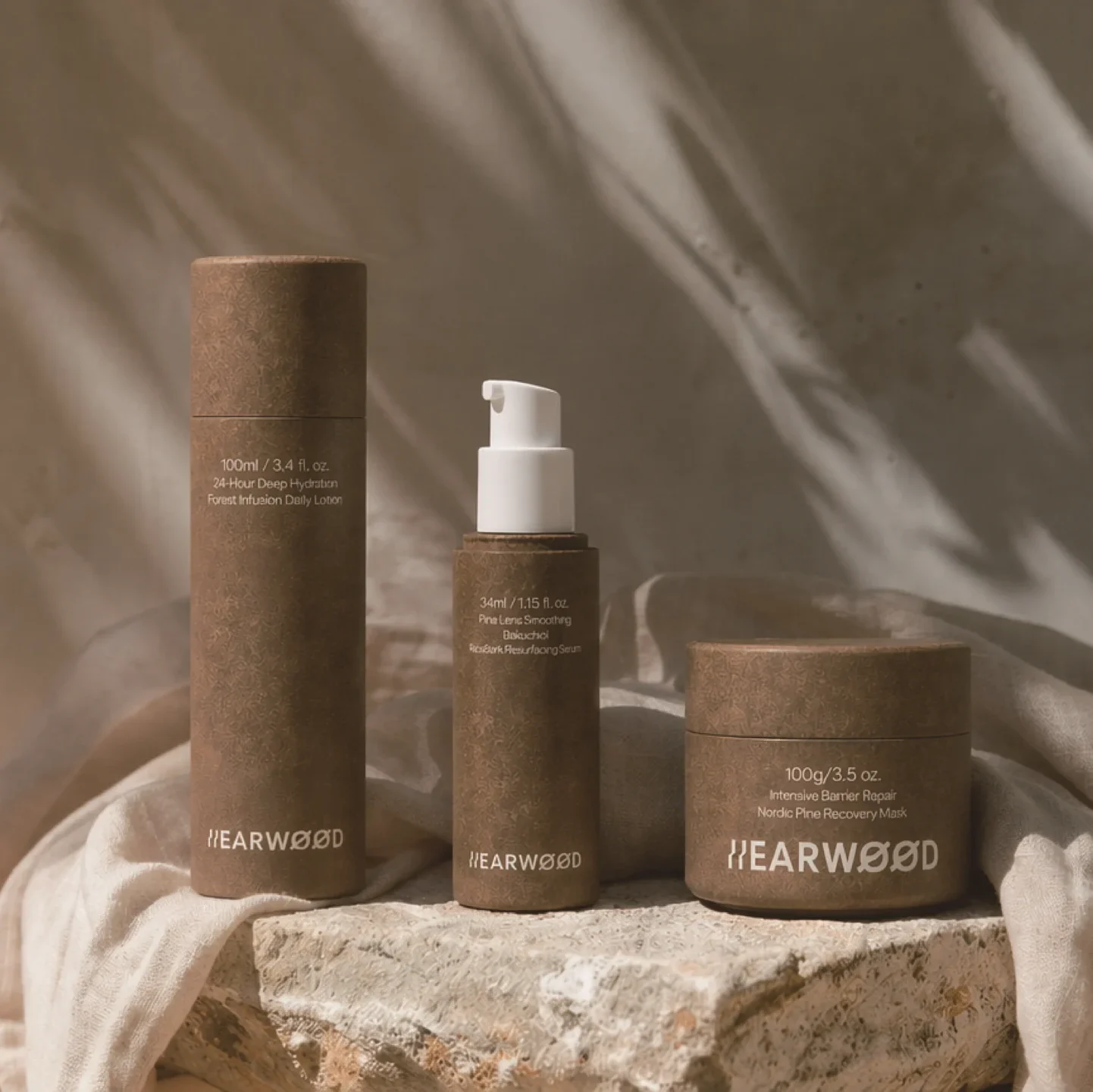 wood fiber cosmetic packaging