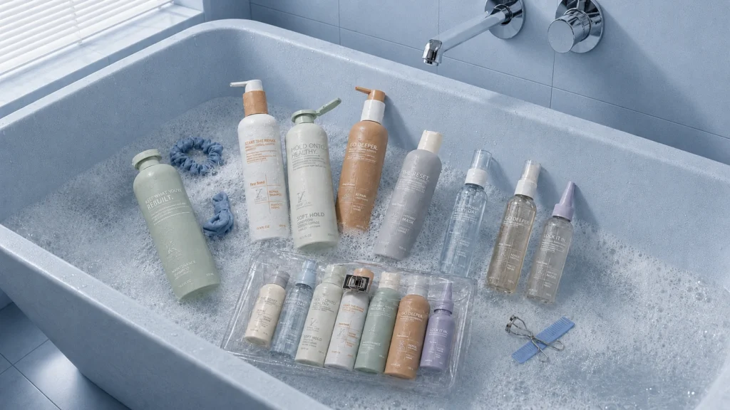hair care packaging set