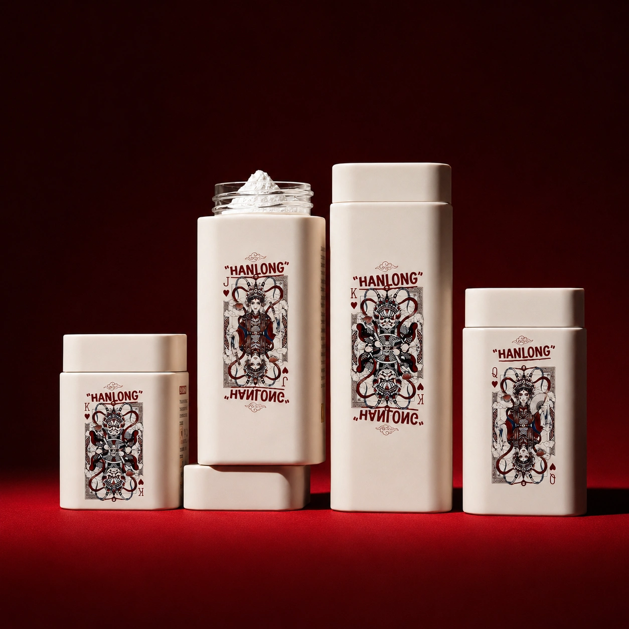 powder jar graphic design