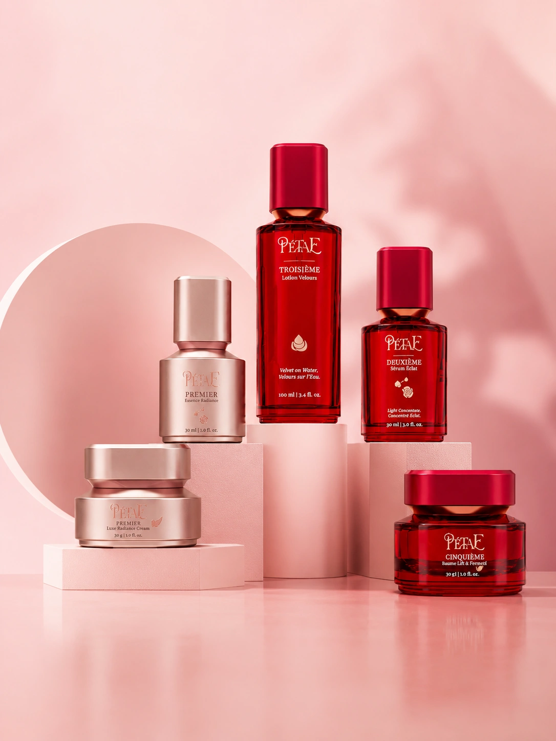 rosey skincare packaging