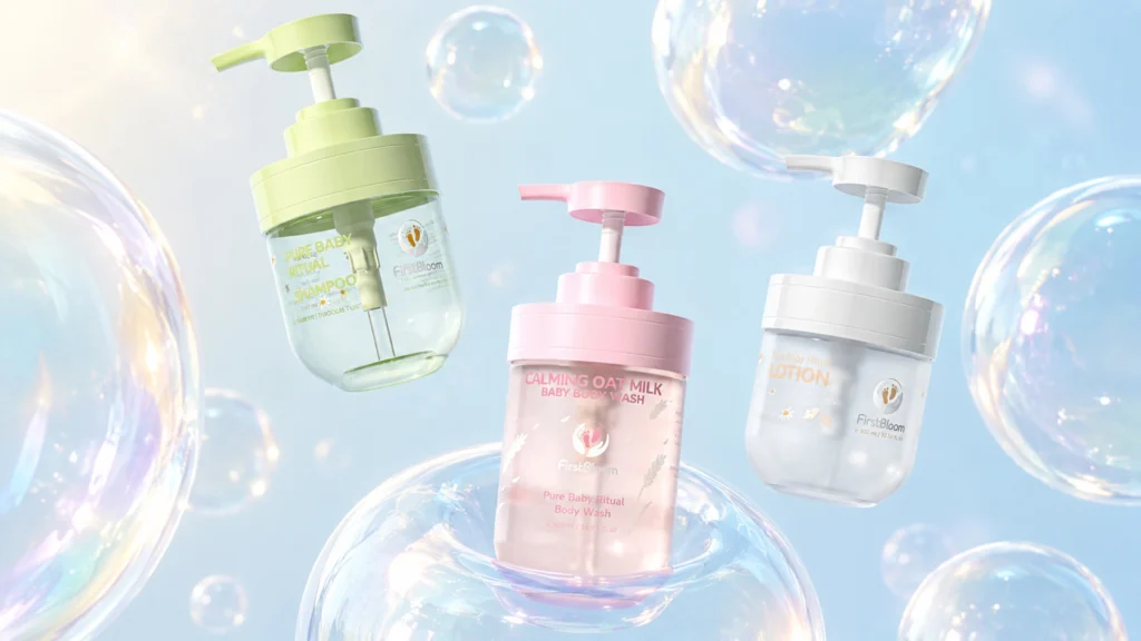 baby-shampoo-body-wash-lotion-pump-bottle-set