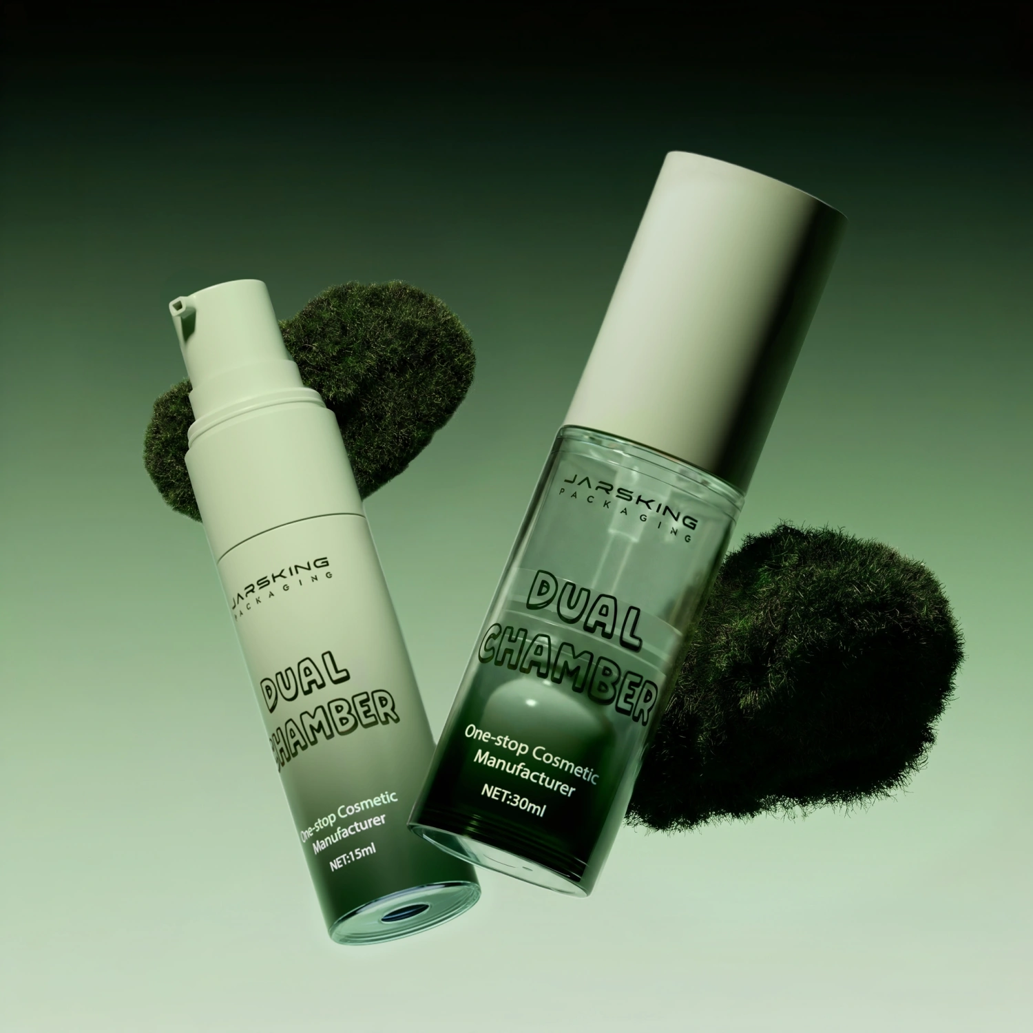 green-dual-chamber-airless-serum-bottle