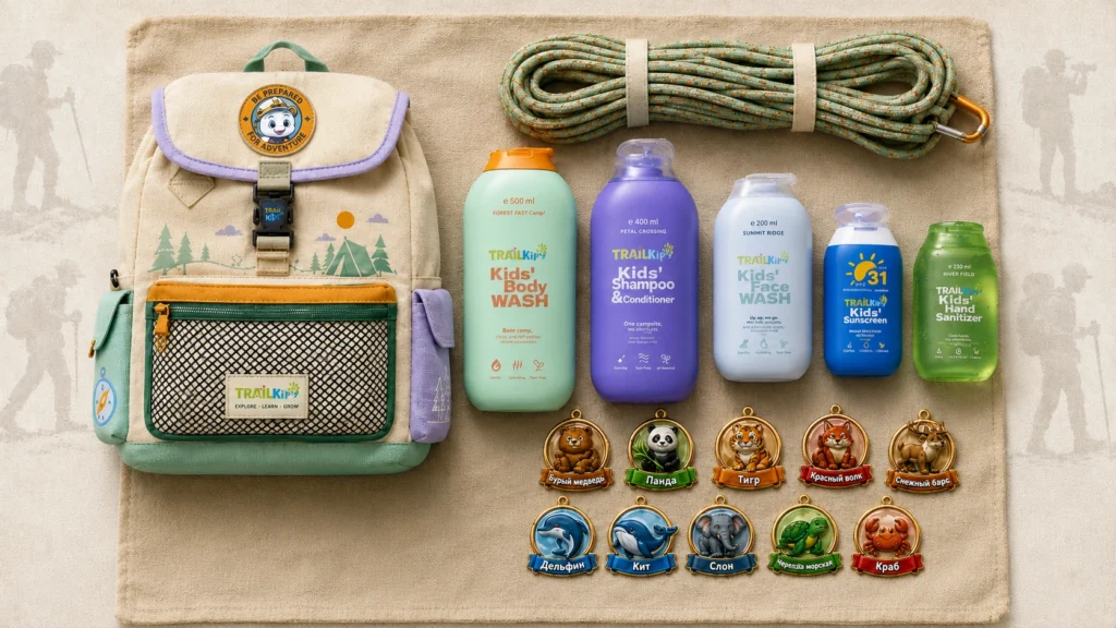 kid bath & body packaging
