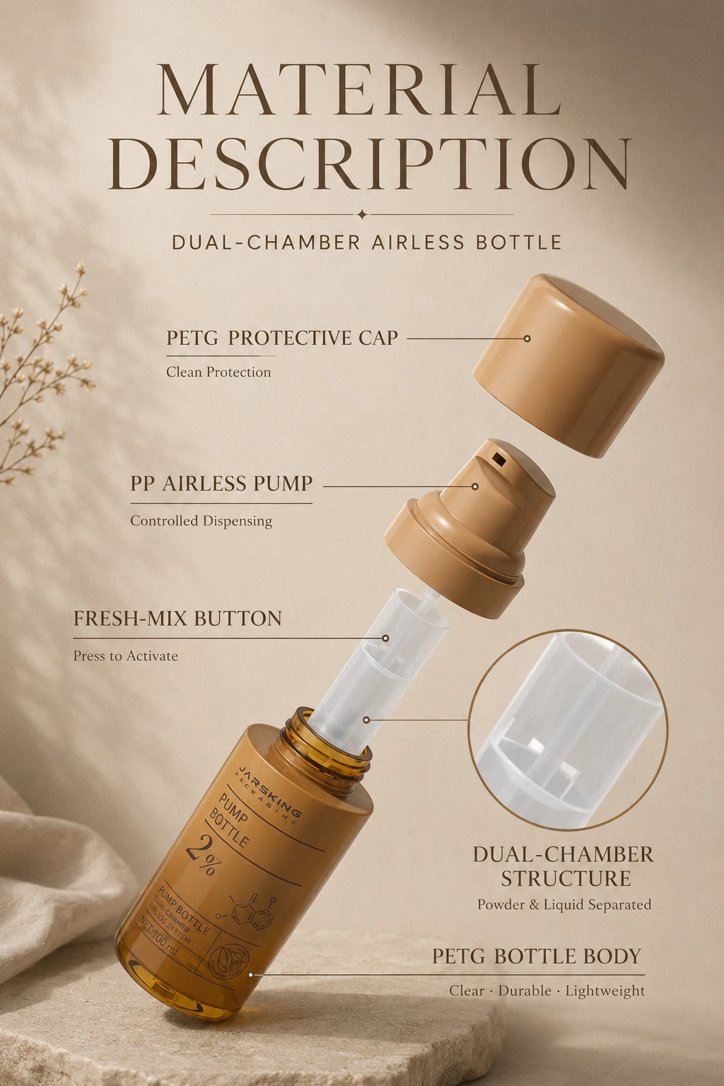 petg-dual-chamber-airless-bottle-structure