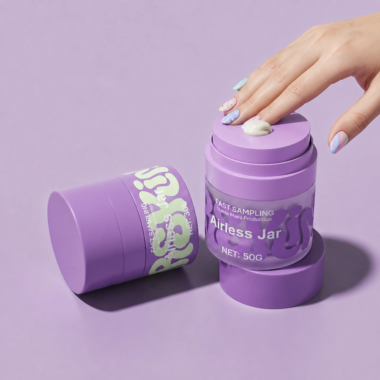 refillable-airless-skincare-packaging-jar