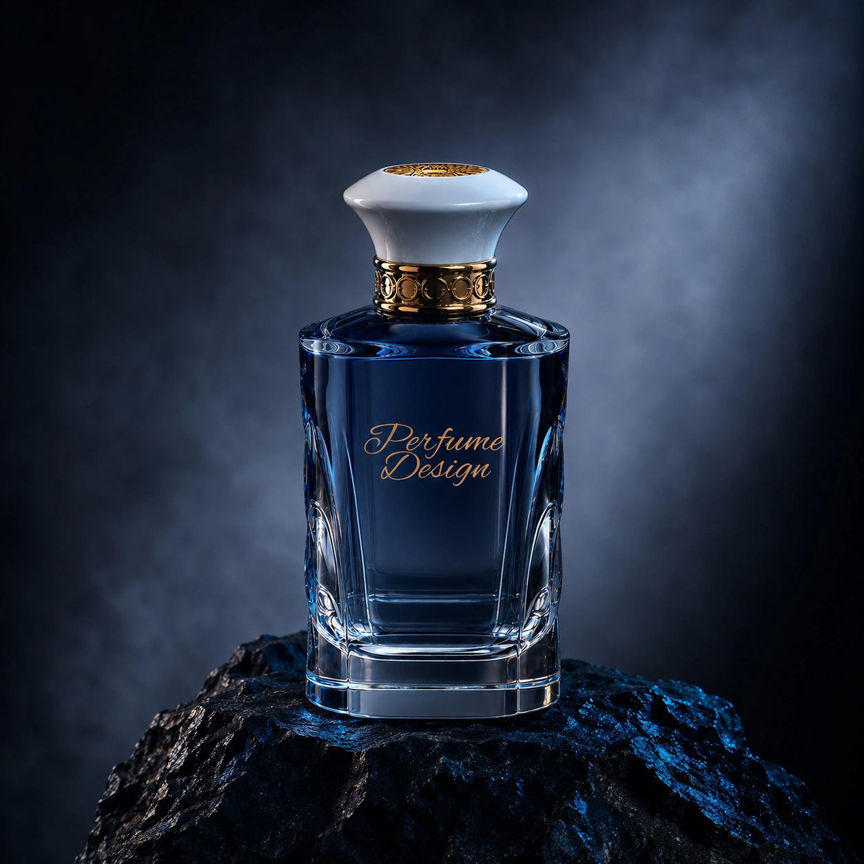 blue-faceted-glass-perfume-bottle