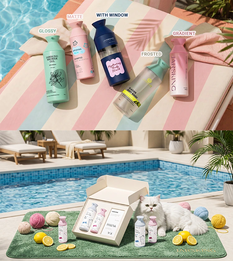 shower-gel-bottle-surface-finish-options