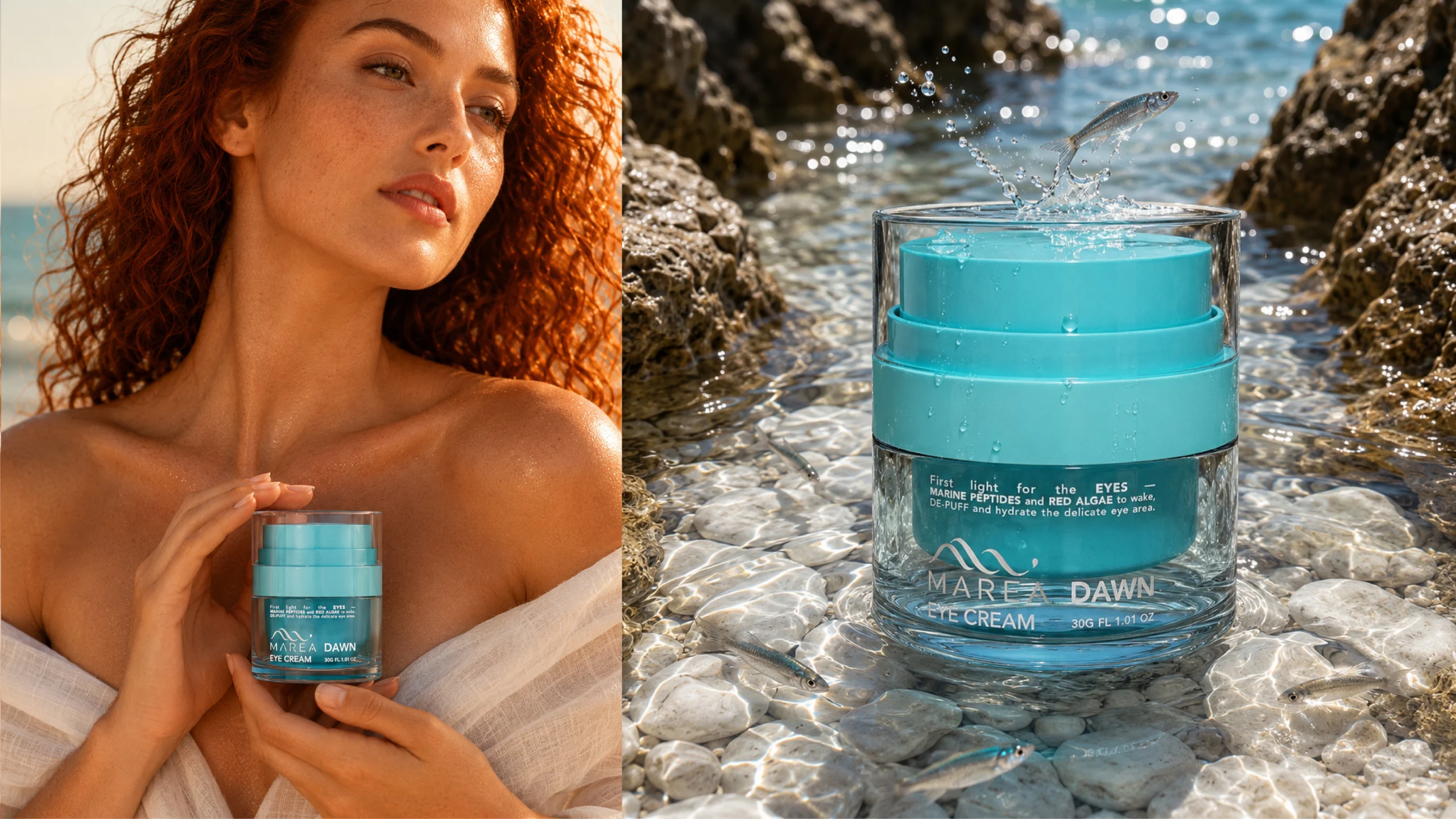 DAWN refillable airless cream jar packaging