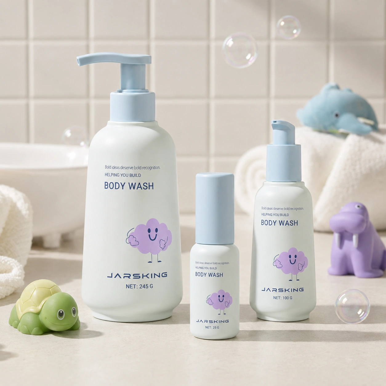 custom-body-wash-lotion-pump-bottle-set