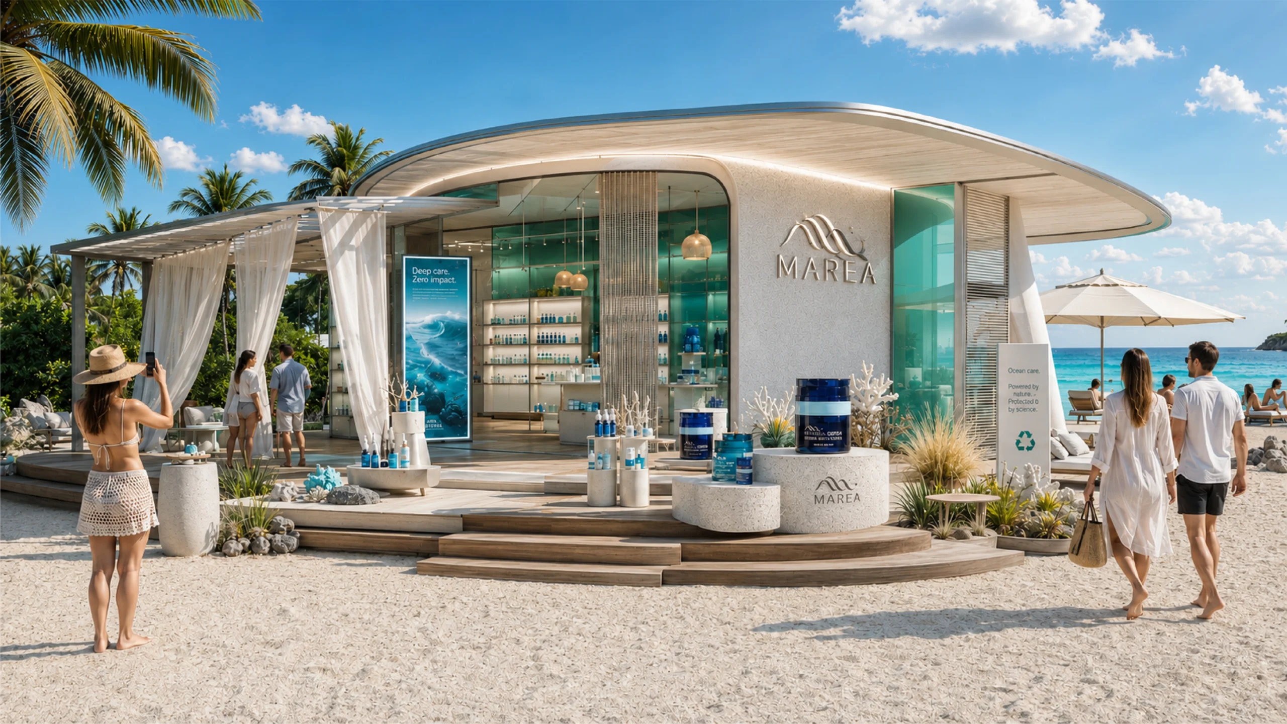 MAREA coastal retail and pop-up display