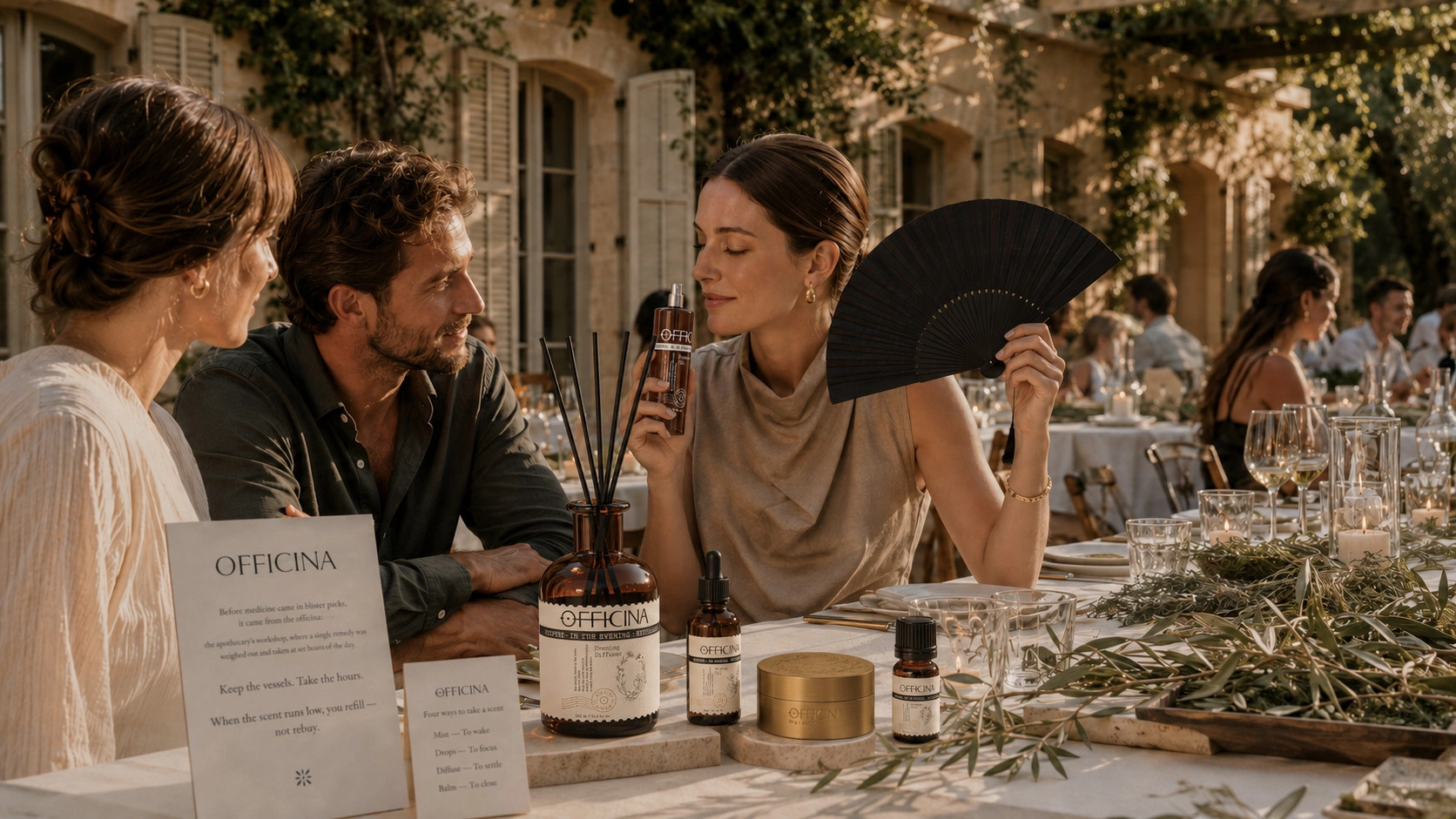 OFFICINA fragrance experience party introduction