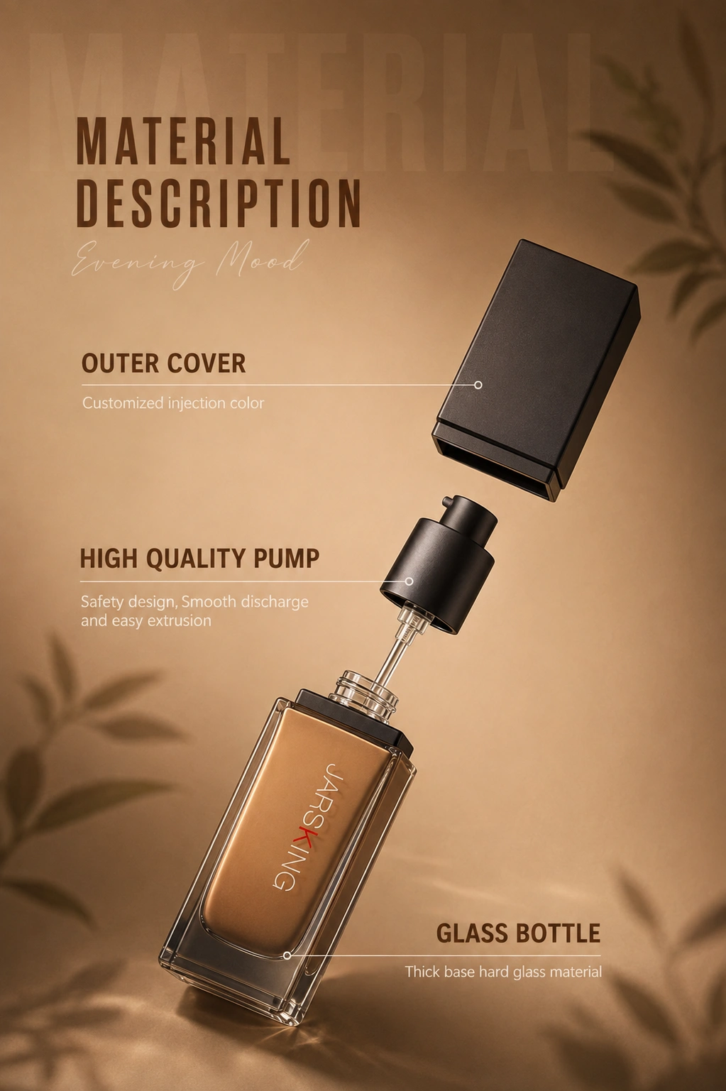 glass-foundation-pump-bottle-material-description