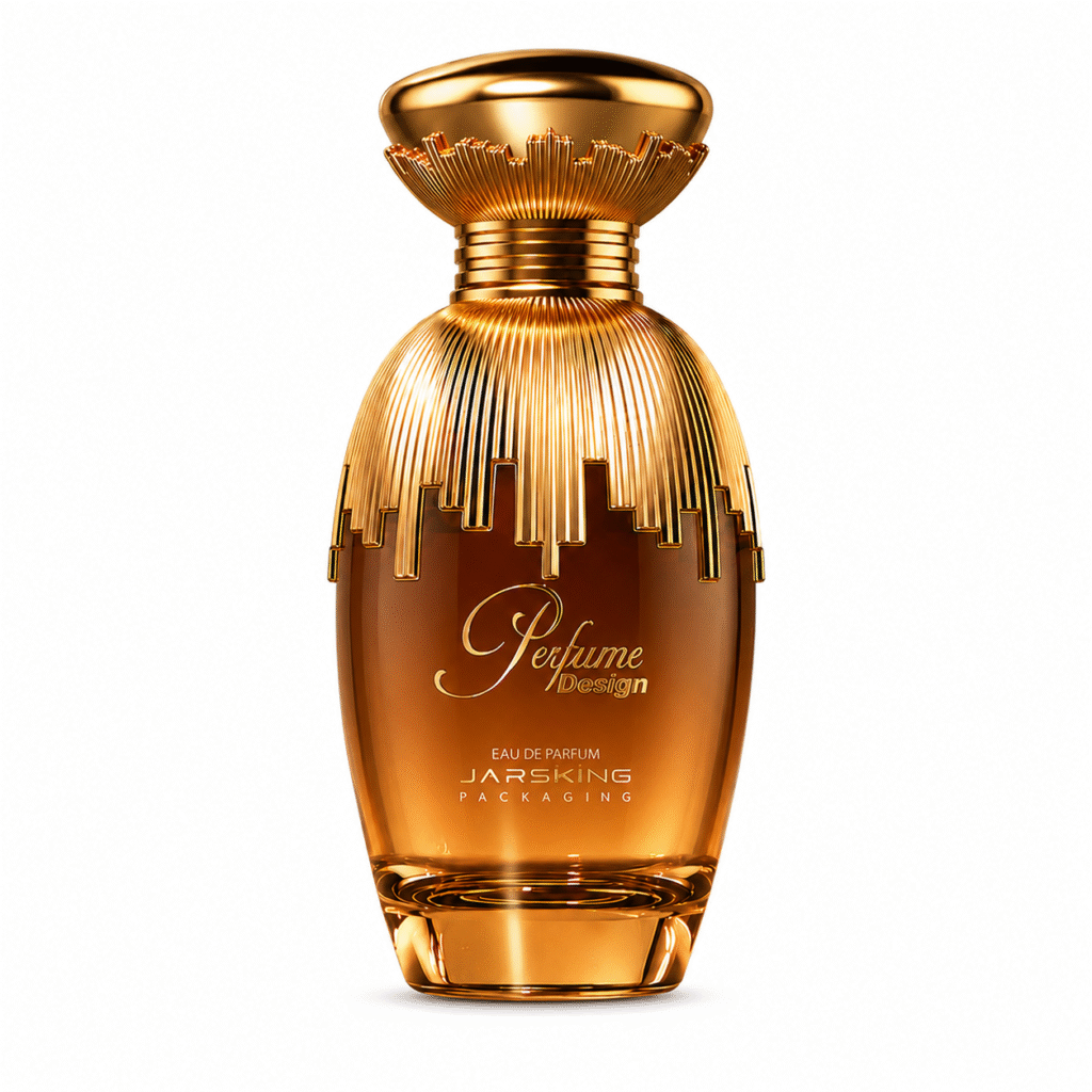 golden skyline deco perfume bottle