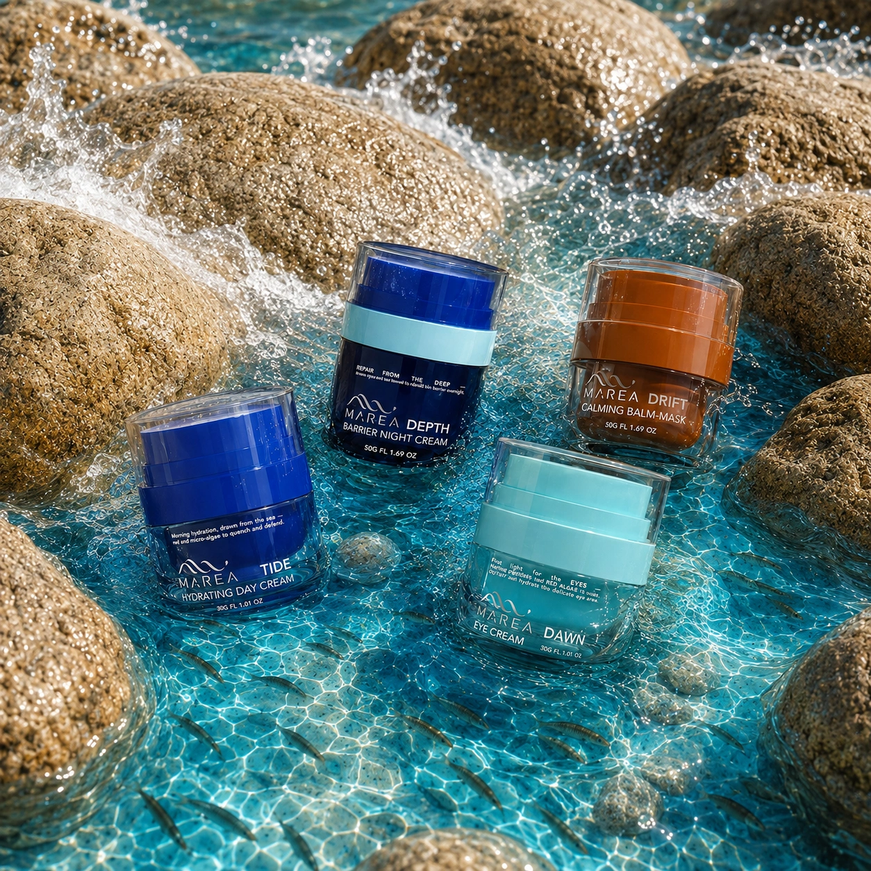 marine-inspired-airless-glass-cream-jar-collection