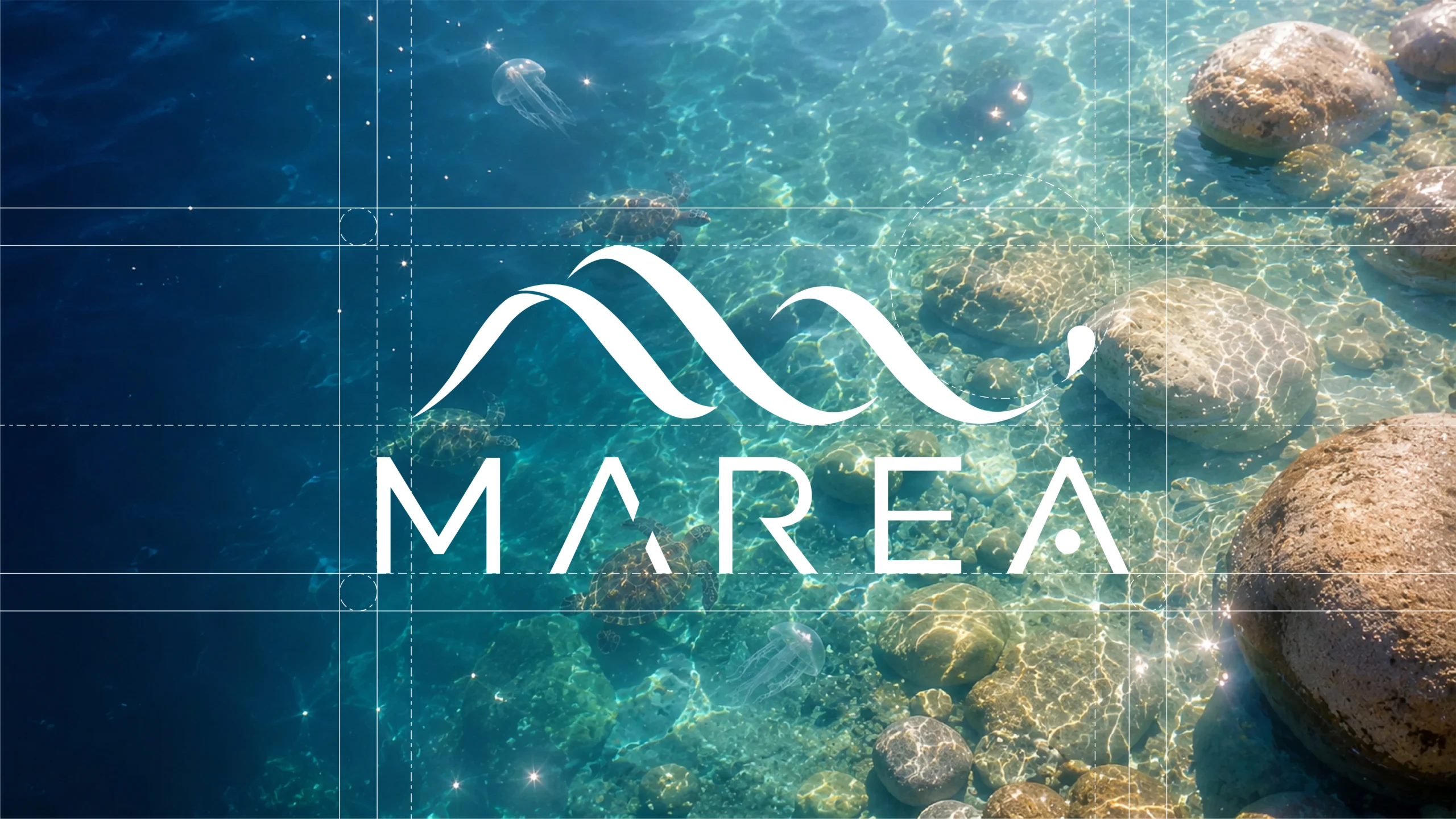 MAREA wave logo construction